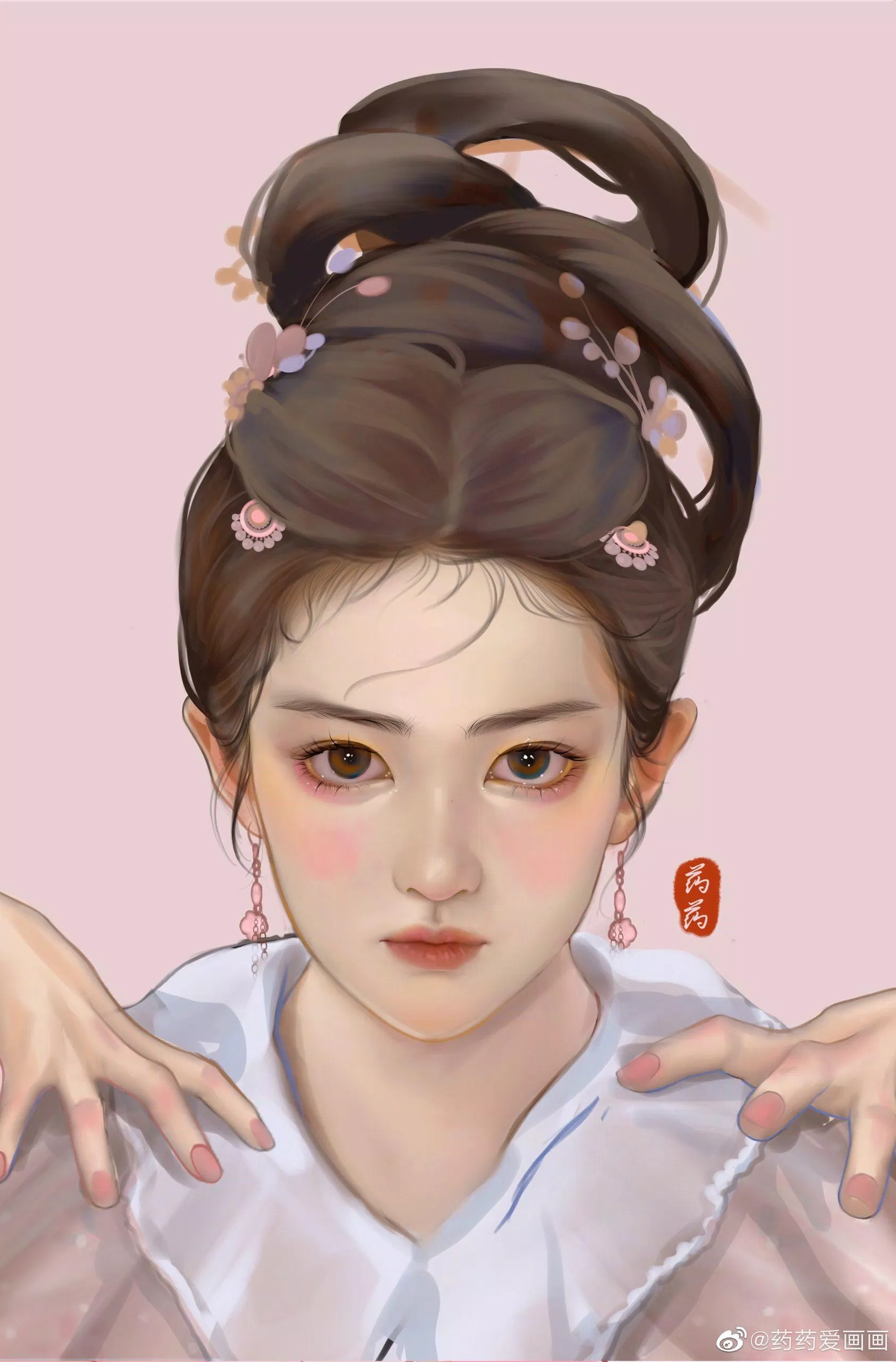 Fanart Mộng Hoa Lục đẹp ngỡ ngàng. (Ảnh: Internet) Fanart Mộng Hoa Lục đẹp ngỡ ngàng. (Ảnh: Internet)