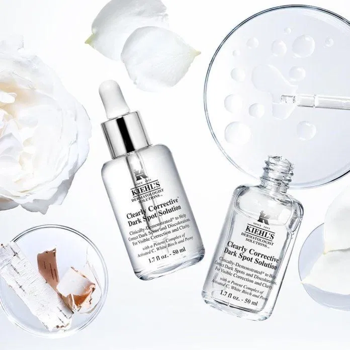 Review serum Kiehls Clearly Corrective Dark Spot Solution: Giải pháp cho làn da thâm sạm chống lão hoá Citric Acid dịu nhẹ dưỡng da trắng sáng glycerin Làm mờ thâm nám làm sáng da lành tính mỹ phẩm Salicylic Acid serum Kiehl s Clearly Corrective Dark Spot Solution tẩy tế bào chết thâm sạm