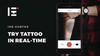 Ứng dụng INKHUNTER tạo hình xăm ảo giống y như thật (Ảnh: Internet). Ứng dụng INKHUNTER tạo hình xăm ảo giống y như thật (Ảnh: Internet).
