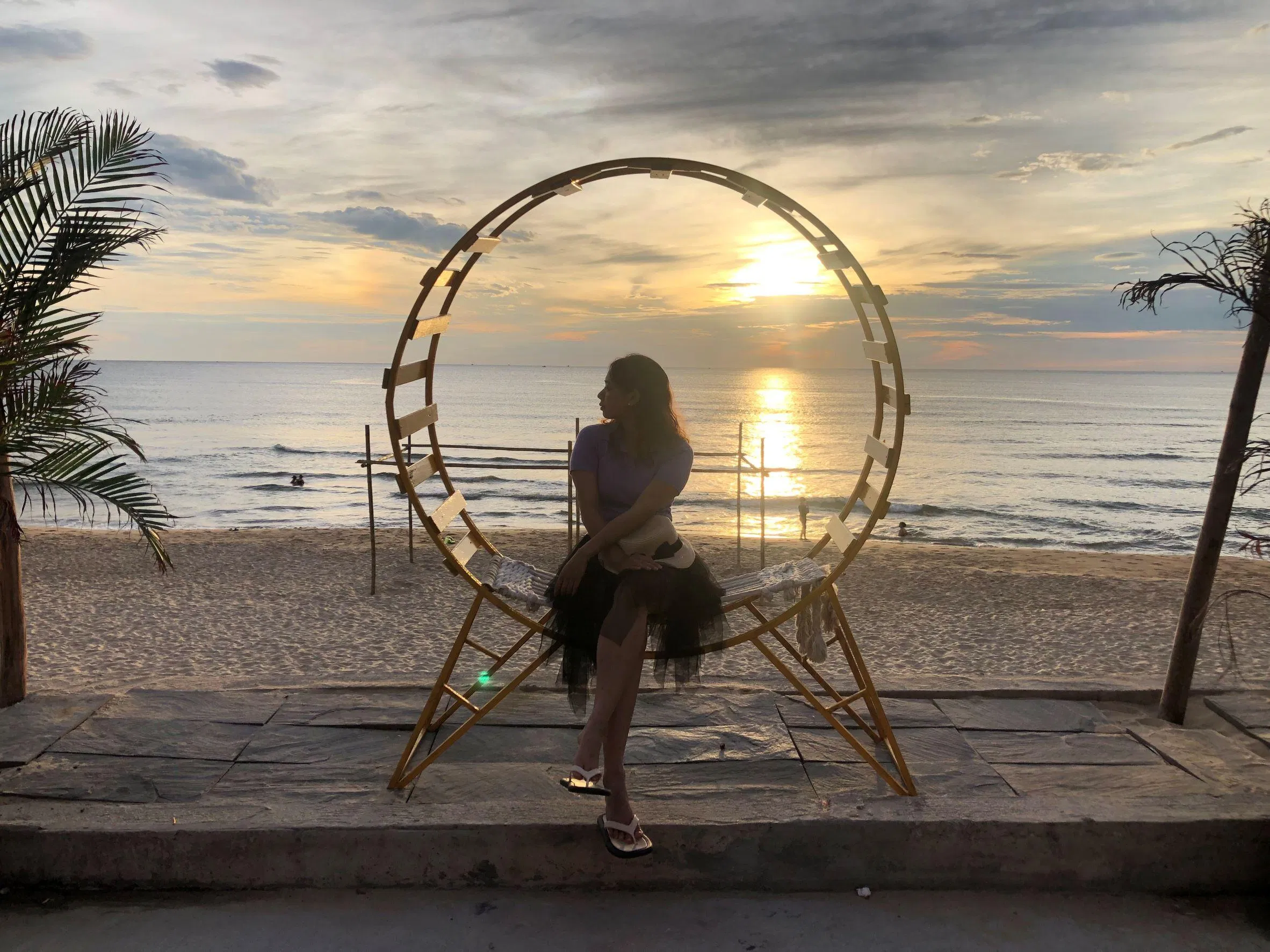 Bình minh biển Nhật Lệ. (Ảnh: Kim Cúc) Bình minh biển Nhật Lệ. (Ảnh: Kim Cúc)