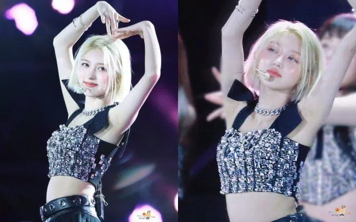 Gaeul rạng rỡ qua ống kính của fans. (Nguồn: Twitter)