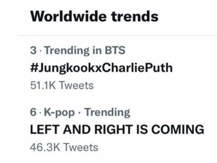 Cũng như lọt top worldwide trends (Ảnh: Internet)