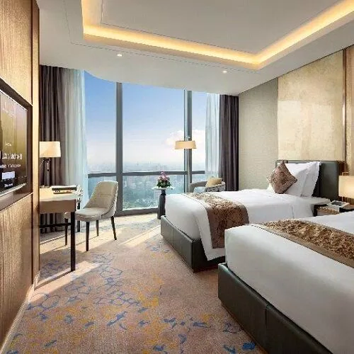 Thiết kế phòng khách sạn đẳng cấp và sang trọng (Nguồn: Internet) Thiết kế phòng khách sạn đẳng cấp và sang trọng (Nguồn: Internet)
