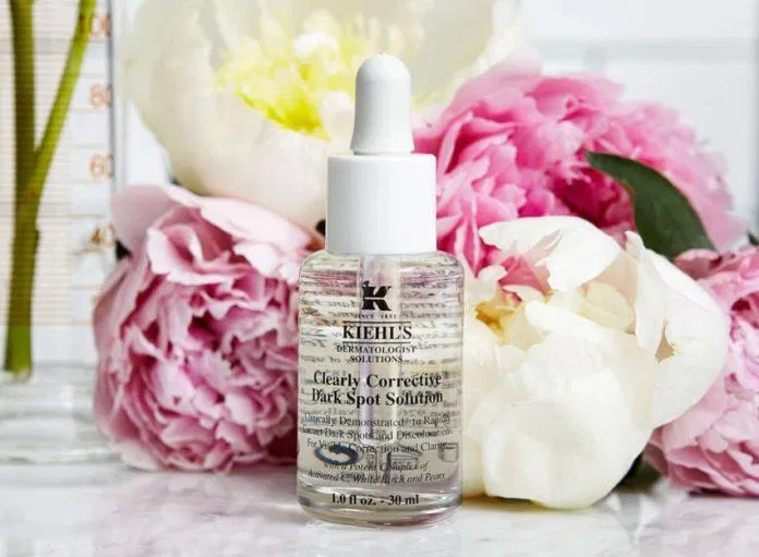Review serum Kiehls Clearly Corrective Dark Spot Solution: Giải pháp cho làn da thâm sạm chống lão hoá Citric Acid dịu nhẹ dưỡng da trắng sáng glycerin Làm mờ thâm nám làm sáng da lành tính mỹ phẩm Salicylic Acid serum Kiehl s Clearly Corrective Dark Spot Solution tẩy tế bào chết thâm sạm