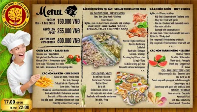 Menu đồ ăn cực kỳ phong phú, có thể đốn ngã bất kỳ trái tim yếu mềm nào... (Ảnh: Internet). Menu đồ ăn cực kỳ phong phú, có thể đốn ngã bất kỳ trái tim yếu mềm nào... (Ảnh: Internet).