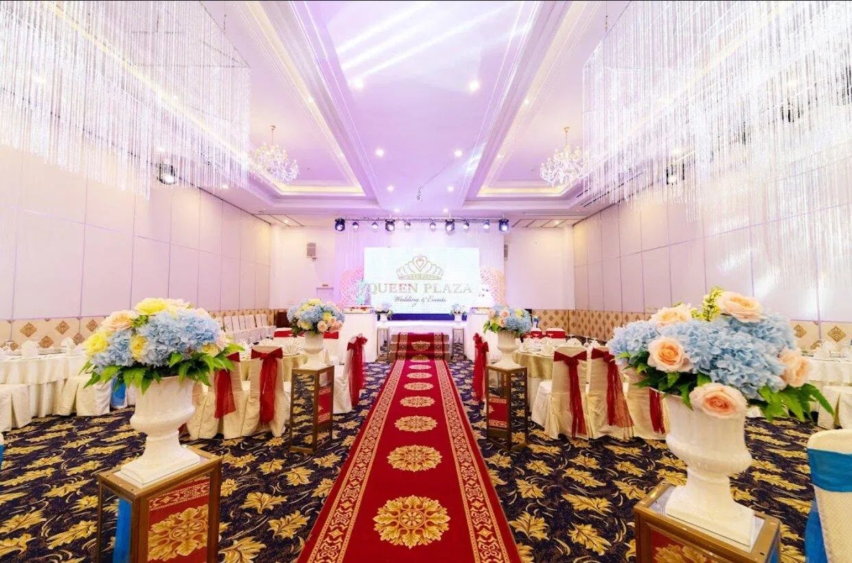 Sảnh của trung tâm tiệc cưới. (Ảnh: Internet)
