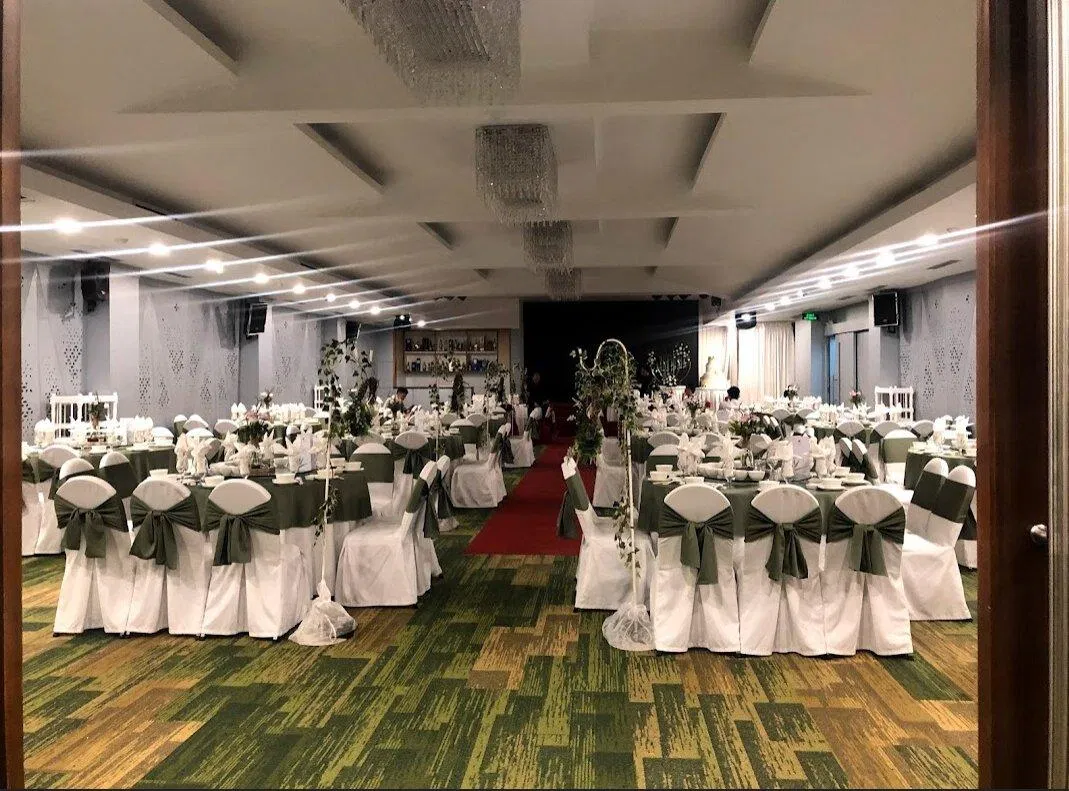 Sảnh đãi tiệc của trung tâm tiệc cưới. (Ảnh: Internet)