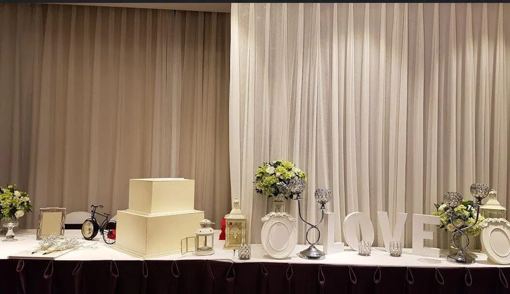 Khu trang trí tiểu cảnh tiệc cưới. (Ảnh: Internet)