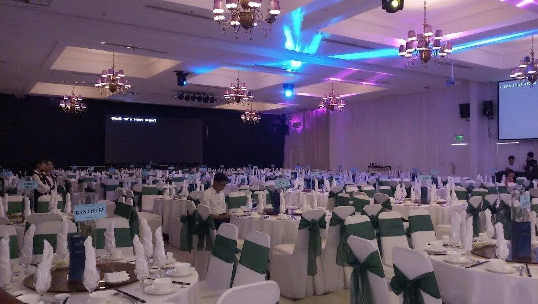 Sảnh đãi tiệc của trung tâm tiệc cưới. (Ảnh: Internet)