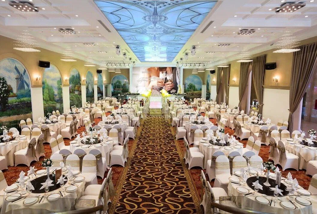 Sảnh tiệc cưới của trung tâm. (Ảnh: Internet)