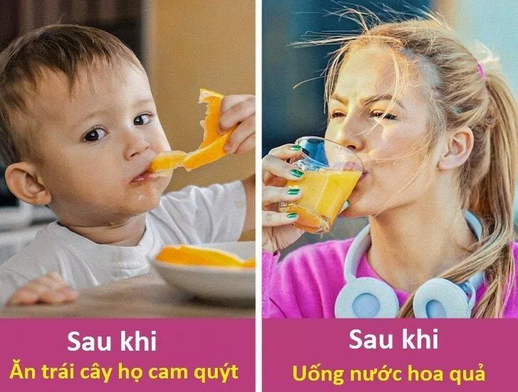 Bạn nên chờ một lúc trước khi đánh răng để bảo vệ lớp men bên ngoài (Ảnh: Internet) Bạn nên chờ một lúc trước khi đánh răng để bảo vệ lớp men bên ngoài (Ảnh: Internet)