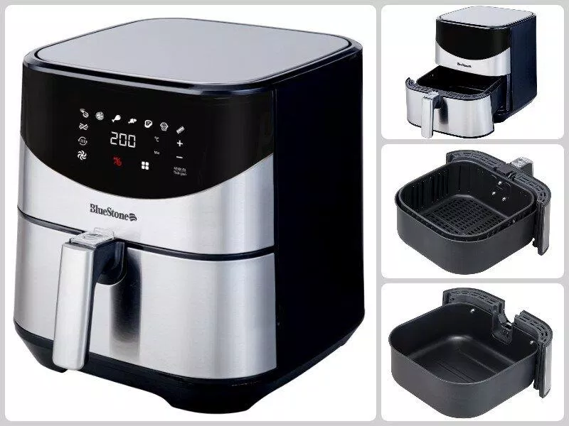 Nồi Bluestone AFB-5880 có thiết kế dạng vuông và dung tích lớn (Nguồn: Internet) Nồi Bluestone AFB-5880 có thiết kế dạng vuông và dung tích lớn (Nguồn: Internet)