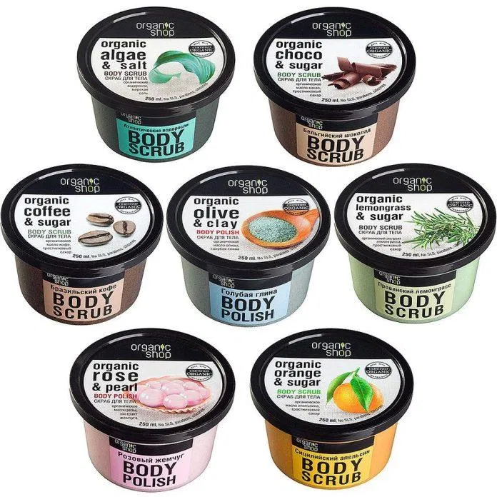 Tẩy tế bào chết Organic Shop Organic Body Scrub (Ảnh: Internet) Tẩy tế bào chết Organic Shop Organic Body Scrub (Ảnh: Internet)