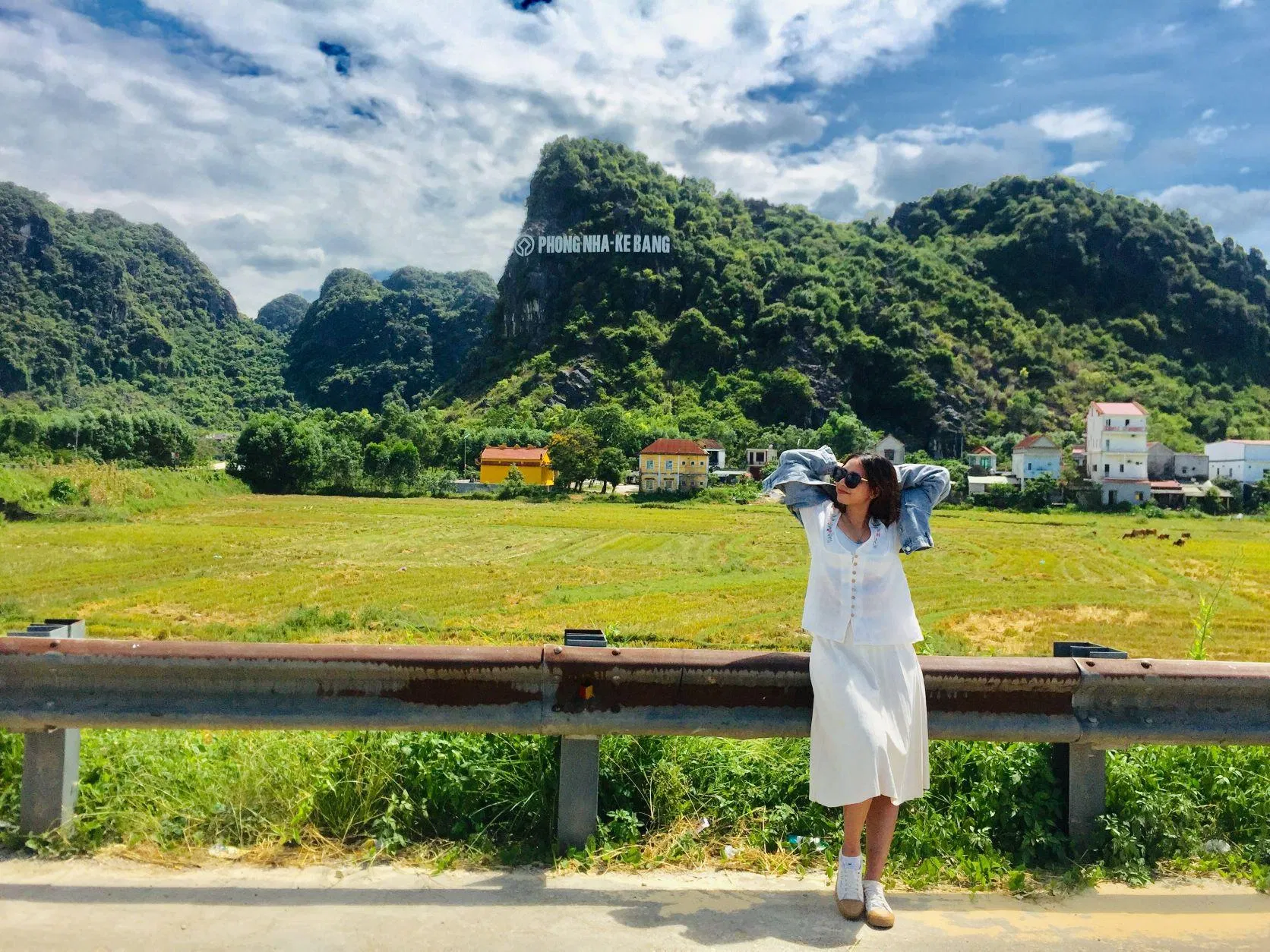 Khu vực checkin nổi tiếng ở Phong Nha. (Ảnh: Kim Cúc) Khu vực checkin nổi tiếng ở Phong Nha. (Ảnh: Kim Cúc)