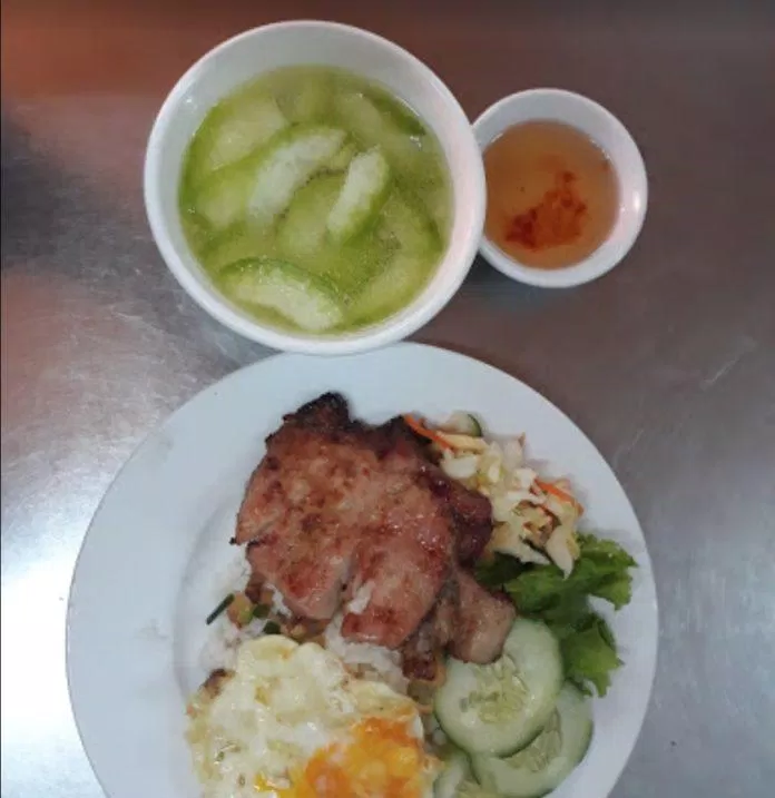 Các món ăn tại Quán cơm tấm ngon Đà Nẵng (Ảnh Internet)