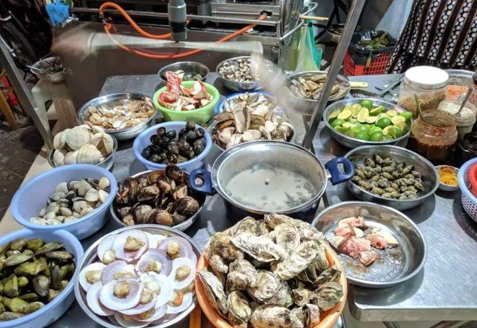 Các món ăn tại Quán ăn ngon Ốc Hiền Vũng Tàu (Ảnh Internet)