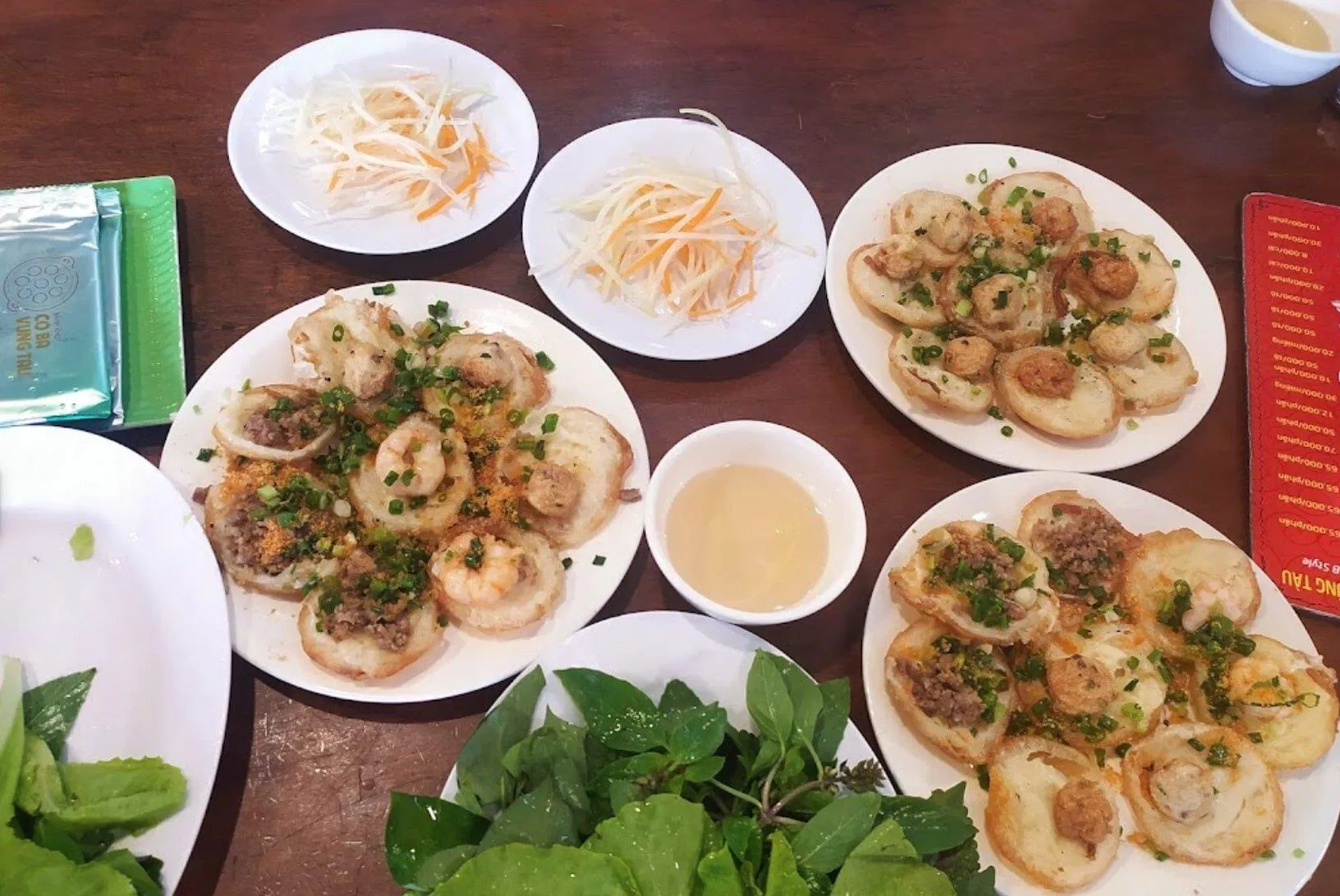 Các món ăn tại Quán ăn ngon Bánh Khọt Cô Ba Vũng Tàu (Ảnh Internet)