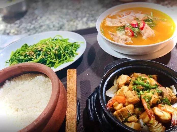 Các món ăn tại Quán ăn ngon Cơm niêu Đại Việt Vũng Tàu (Ảnh Internet)