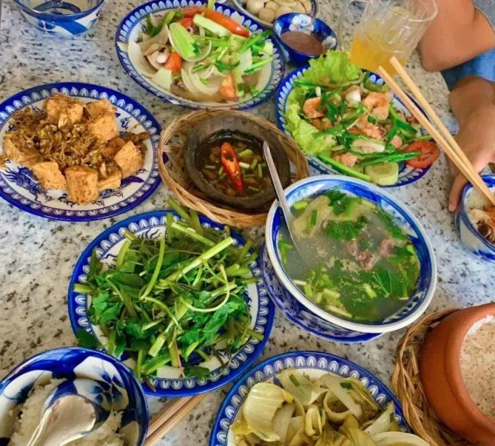Các món ăn tại Quán ăn ngon Cơm niêu 55 Vũng Tàu (Ảnh Internet)