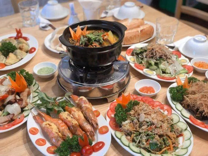 Nhà hàng Mây.  (Ảnh: Internet)