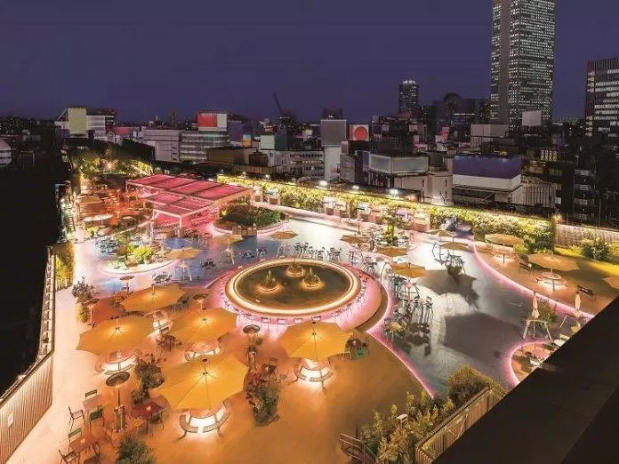 Vườn sân thượng ở Seibu Ikebukuro (Nguồn: Internet) Vườn sân thượng ở Seibu Ikebukuro (Nguồn: Internet)