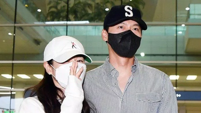 Cặp đôi Hyun Bin và Son Ye Jin trở về Hàn Quốc sau tuần trăng mật ngọt ngào ở Anh. (Ảnh: internet)