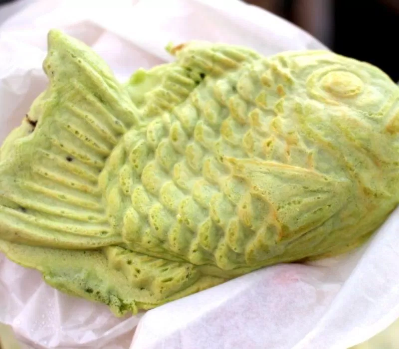 Taiyaki matcha (Nguồn: Internet).