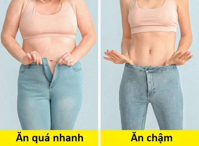 Ăn chậm một chút sẽ tốt hơn nhé! (Ảnh: Internet)