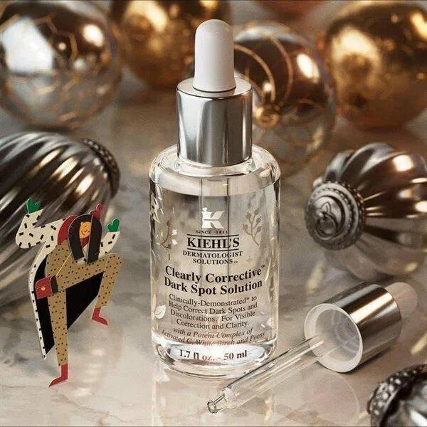 Review serum Kiehls Clearly Corrective Dark Spot Solution: Giải pháp cho làn da thâm sạm chống lão hoá Citric Acid dịu nhẹ dưỡng da trắng sáng glycerin Làm mờ thâm nám làm sáng da lành tính mỹ phẩm Salicylic Acid serum Kiehl s Clearly Corrective Dark Spot Solution tẩy tế bào chết thâm sạm
