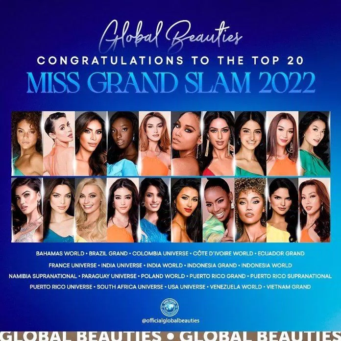 Top 20 Miss Grand Slam 2021