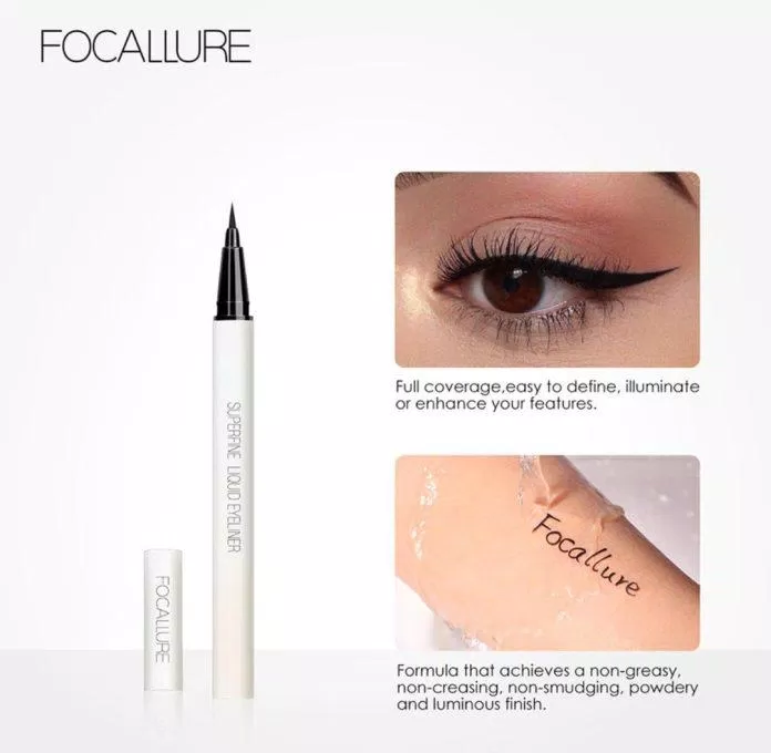 Eyeliner chống nước, siêu nhanh khô Focallure Superfine Liquid Eyeliner (Ảnh: Internet).