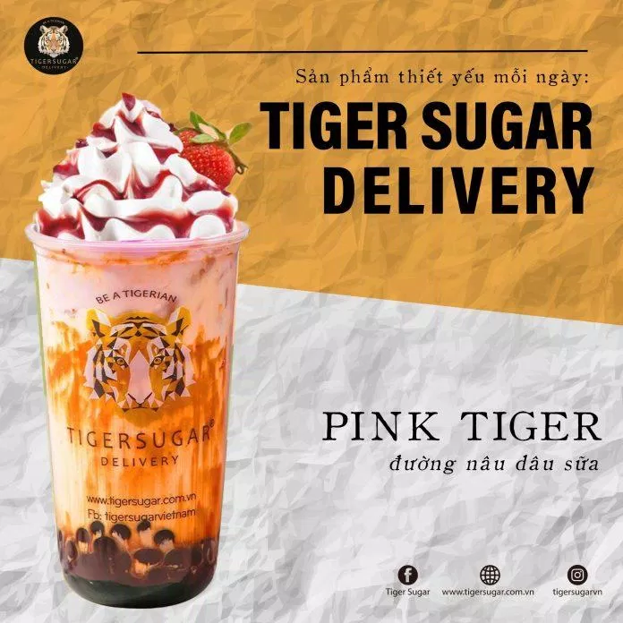 Trà sữa Tiger Sugar (nguồn: internet)