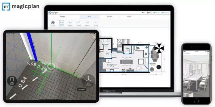 Ứng dụng magicplan thiết kế nội thất bằng AR (Ảnh: Internet). Ứng dụng magicplan thiết kế nội thất bằng AR (Ảnh: Internet).