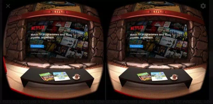 Xem Netflix với ứng dụng VR (Ảnh: Internet).