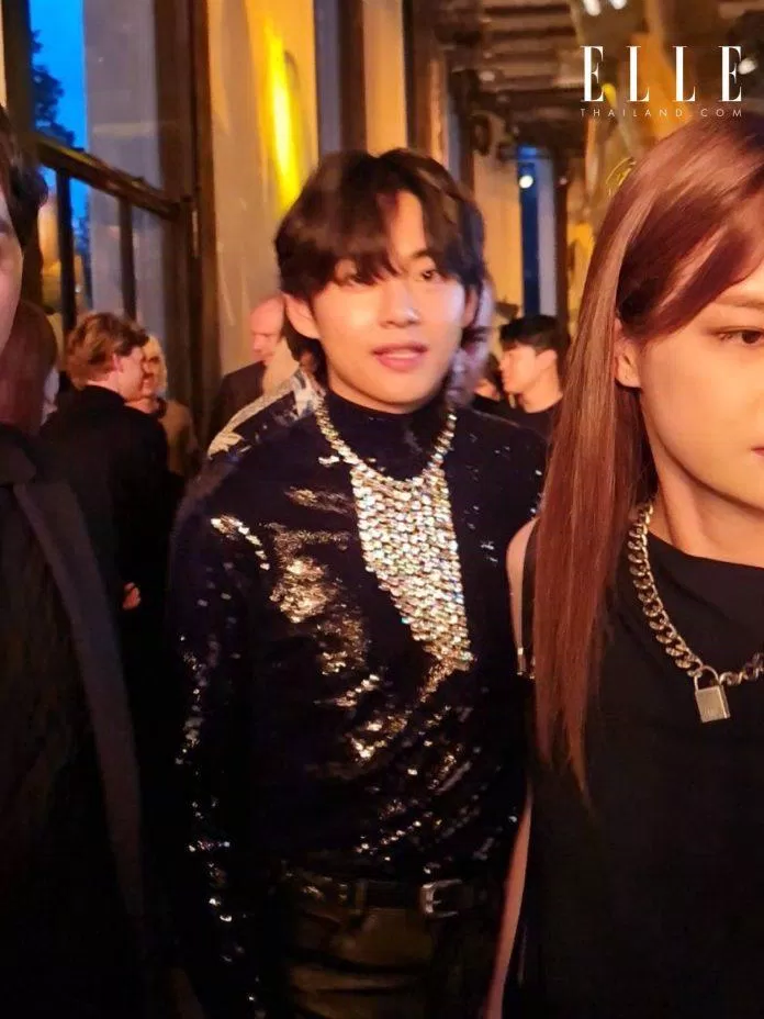 Kim Taehyung cực cháy tại sự kiện CELINE (Ảnh: Internet)