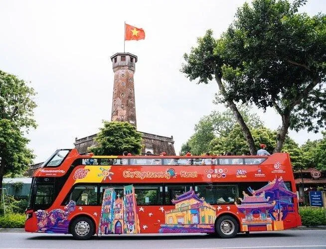 Xe bus hai tầng Hà Nội. (Ảnh: Internet) Xe bus hai tầng Hà Nội. (Ảnh: Internet)