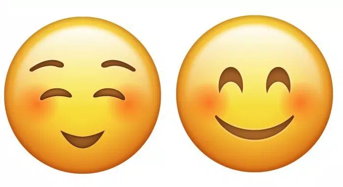 Emoji mặt cười híp mắt (Ảnh: Internet).