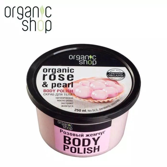 Organic Rose & Pearl Body Polish (Nguồn: Internet)