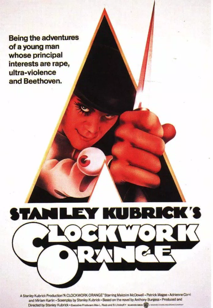 A Clockwork Orange đã gây ra nhiều nỗi khiếp sợ cho người xem (Nguồn: Internet)