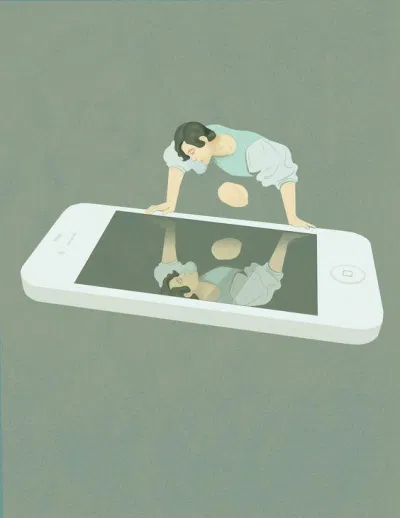 "Cuộc sống thực" và "cuộc sống trên mạng" giờ đây đã hòa làm một ( ảnh Internet) "Cuộc sống thực" và "cuộc sống trên mạng" giờ đây đã hòa làm một ( ảnh Internet)
