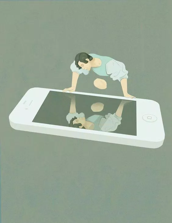 "Cuộc sống thực" và "cuộc sống trên mạng" giờ đây đã hòa làm một ( ảnh Internet) "Cuộc sống thực" và "cuộc sống trên mạng" giờ đây đã hòa làm một ( ảnh Internet)