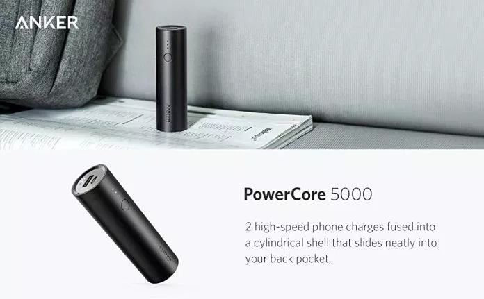 Anker PowerCore 5000: Bộ sạc dự phòng với kích thước siêu nhỏ gọn (Ảnh: Internet) Anker PowerCore 5000: Bộ sạc dự phòng với kích thước siêu nhỏ gọn (Ảnh: Internet)