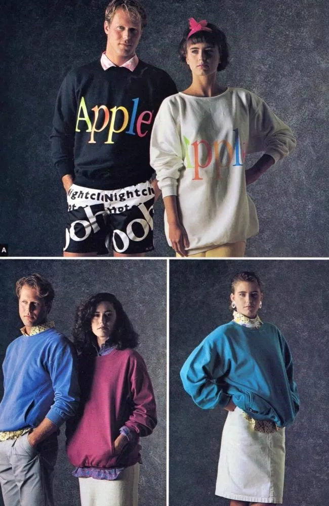 Những bộ quần áo trong bộ sưu tập Apple (Ảnh: Internet)