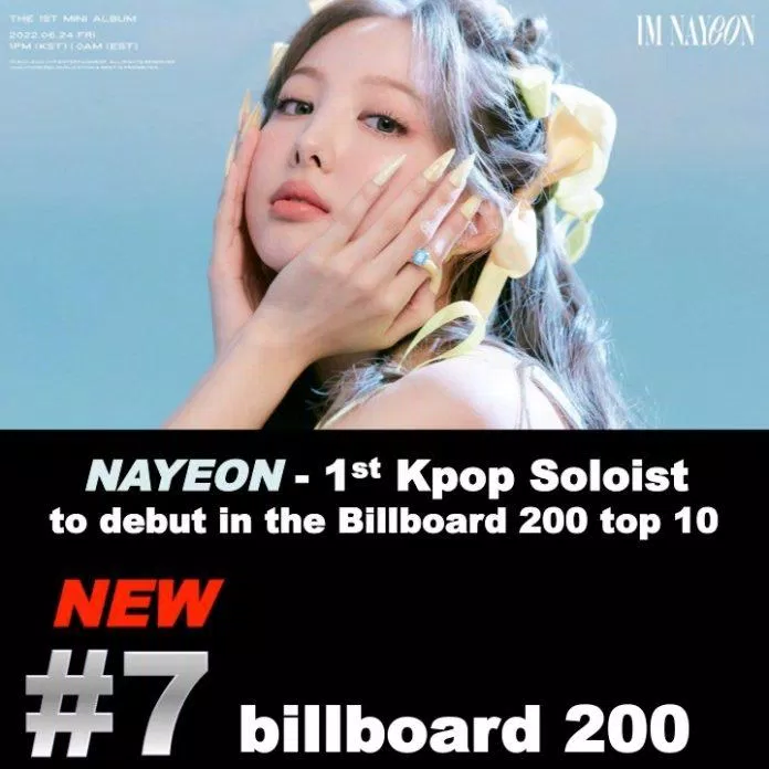Nayeon lập kỷ lục là nghệ sĩ solo đầu tiên lọt top 10 Billboard 200 chứng minh sức ảnh hưởng khổng lồ tại Mỹ