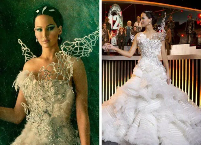 Váy cưới trong The Hunger Games (Ảnh: Internet)