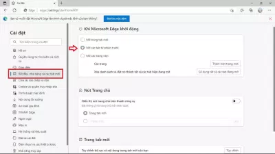Trình duyệt Microsoft Edge cũng có chức năng cài đặt mặc định mở tab tương tự. (Ảnh: BlogAnChoi) Trình duyệt Microsoft Edge cũng có chức năng cài đặt mặc định mở tab tương tự. (Ảnh: BlogAnChoi)