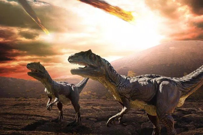Thiên thạch va vào Trái Đất dẫn tới sự tuyệt chủng của loài khủng long (Nguồn: Internet)