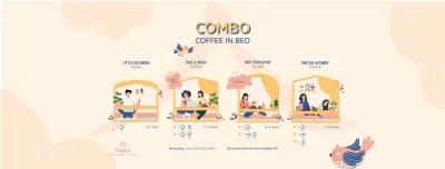 Các dịch vụ tại Chidori (Nguồn: Fanpage Chidori Coffee in Bed) Các dịch vụ tại Chidori (Nguồn: Fanpage Chidori Coffee in Bed)