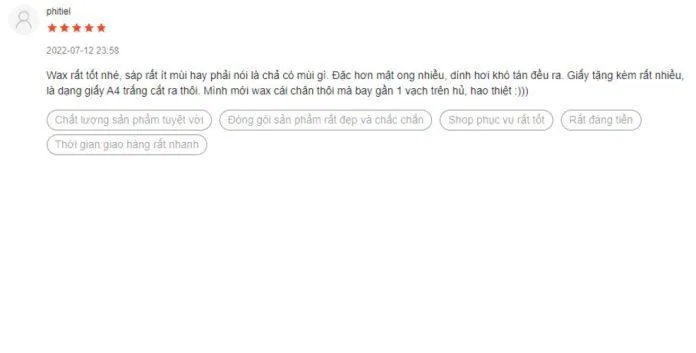 Đánh giá từ khách hàng của Shopee (Ảnh: BlogAnChoi)