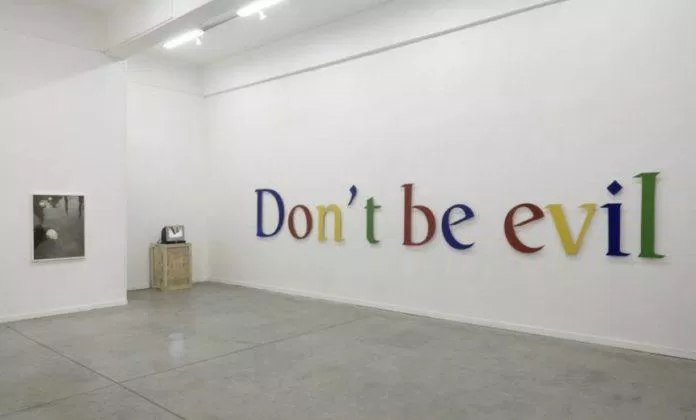 Phương châm của Google (Ảnh: Internet).